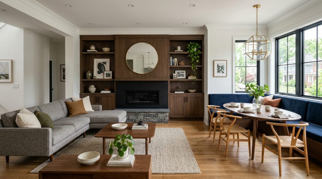 The Open-Plan Living & Dining (Space Optimization)