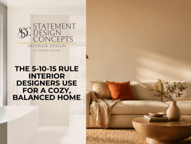 The 5-10-15 Rule Interior Designers Use for a Cozy, Balanced Home