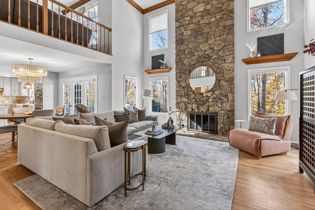 Rustic luxury living room